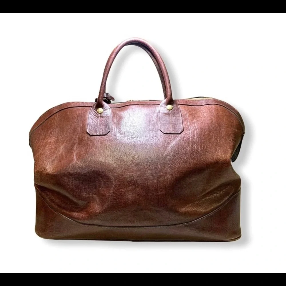 Vintage Mulberry Roger Saul Leather Large Weekend Bag - Picture 3 of 9